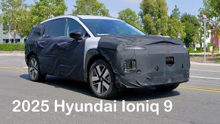 3 Rows 2025 Hyundai Ioniq 9 spotted in US [upl. by Peatroy]