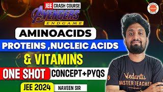 Amino Acids Proteins Nucleic Acids amp Vitamins One Shot  PYQs  JEE 2024  Chemistry  Naveen Sir [upl. by Victoir]