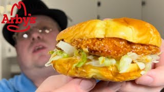 Arby’s NEW hot honey chicken sandwich review [upl. by Bible]