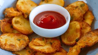 Indian Air Fryer Recipe Crispy Bhajia Recipe  Potato Pakora Recipe [upl. by Eitsirk]