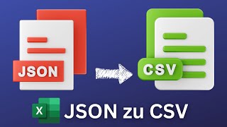 Excel JSON to CSV konvertieren  Excel JSON importieren zu Tabelle [upl. by Livy696]