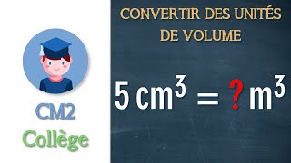 Convertir des unités de volume  CM2 Collège  Petits Savants [upl. by Eiten]