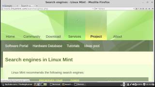 Mint17  Google statt Yahoo im Firefox [upl. by Hal715]