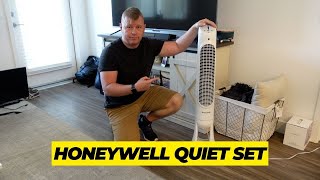 Honeywell Quiet Set Whole Room Tower Fan Review [upl. by Alyac]