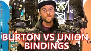 BURTON VS UNION SNOWBOARD BINDINGS [upl. by Felisha382]