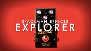 Spaceman Effects Explorer 6Stage Phaser  Demo [upl. by Shaum]