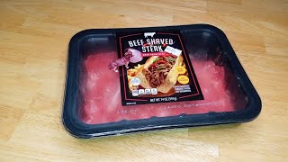 Unboxin Doxin  Aldi Beef Shaved Steak [upl. by Aneet]