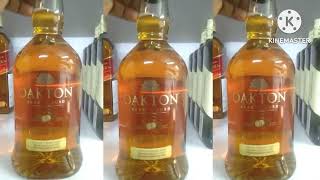 OAKTON Whisky  750ml  price 920Alcohol428 West bangal India 2024 [upl. by Keegan]