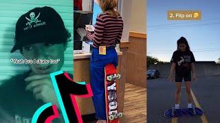 CRINGIEST Skateboard TikToks  TikTok Poser Compilation Part 2  HARDFLIPSTV [upl. by Kym]