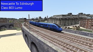 Train Simulator ECML North Newcastle To Edinburgh Waverley Class 803 Lumo [upl. by Irtak]