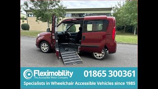 Fiat Doblo upfront wheelchair accessible vehicle [upl. by Uzial364]