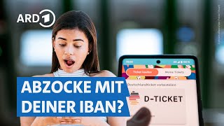 Betrug mit Deutschlandtickets Sicherheitsrisiko SEPALastschrift 😲💸  Marktcheck SWR [upl. by Kyl]