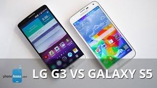 First look LG G3 vs Samsung Galaxy S5 [upl. by Neelcaj713]