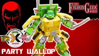 TransformersNinja Turtles PARTY WALLOP EmGos Transformers Reviews N Stuff [upl. by Aihsaei]