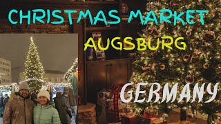 Christmas Market  Augsburg  Telugu Vlogs Germany  Germany  Pravs n Ravs teluguvlogs [upl. by Oicnecserc]