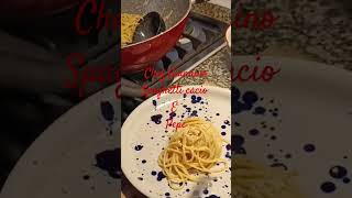 spaghetti cacio e pepe shortvideo [upl. by Yecniuq]