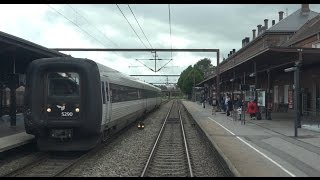 Führerstandsmitfahrt Dänemark Fredericia  Sønderborg mit IC 965 [upl. by Elissa374]