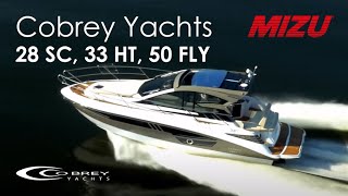 Cobrey Yachts â€” 28 SC 33 HT und 50 FLY â€” aktuelle Modelle live NEU 2023 TEST BERICHT im Wasser [upl. by Attaynek]