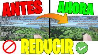 ✅COMO REDUCIRAMPLIAR LA 💎INFORMACION DEL F3👈 EN MINECRAFT🎯  F3 GRAFICOS [upl. by Hiasi]