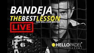 Bandeja in padel  The best LIVE session you will ever watch Seat back and enjoy it [upl. by Llekcm]