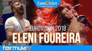 Reacciones de la prensa a Eleni Foureira Chipre y quotFuegoquot en la Gran Final de Eurovisión 2018 [upl. by Duff887]