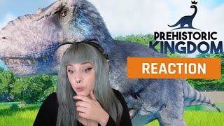 My reaction to the Prehistoric Kingdom Official Release Trailer  GAMEDAME REACTS [upl. by Olrac]