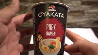 Oyakata Pork Ramen Instant Noodles [upl. by Tonnie]