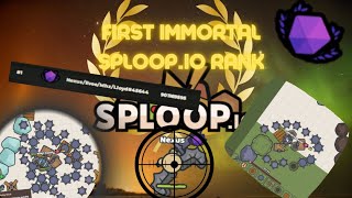 Sploopio  First Immortal Rank Ever  Last Rank Reached [upl. by Avihs]