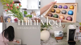 Mini Vlog Home Organizing Realistic Unboxing the Nespresso Vertuo Plus Introvert life diaries [upl. by Hyacinthia]