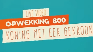 Opwekking 800  Koning Met Eer Gekroond  CD41  live video [upl. by Sirovart599]