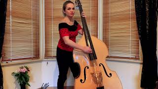 Twenty Flight Rock Eddie Cochran  Double Bass Tutorial [upl. by Nivag]