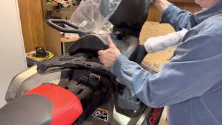 2022 Can Am Outlander 1000R XMR  Rear passenger seat install [upl. by Assedo]