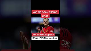 Donny van de beek to girona manchesterunited [upl. by Adna873]