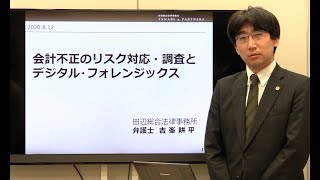 会計不正のリスク対応・調査とデジタルフォレンジックス [upl. by Hadria]