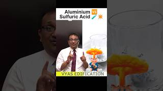 Aluminium Metal 🆚 Sulfuric Acid ☢️☣️💥 experiment vyasedification chemistry [upl. by Alcus750]