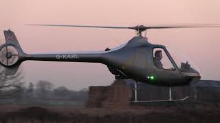 Leicester Airfield  Mon 6th Feb 2023  Helicentre Guimbal Cabri G2s GKARL  GLAVN amp GTOOO [upl. by Ahsemed]