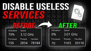 Disable UNWANTED PROCESSES on WINDOWS for BETTER GAMING 📈 [upl. by Piselli]