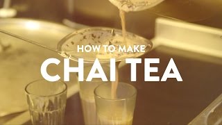 HOW TO MAKE CHAI TEA  Whats Good London [upl. by Eeralih]