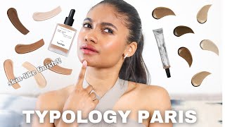 TYPOLOGY TINTED SERUM amp CONCEALER REVIEW  typology Paris tinted serum amp concealer try on amp review [upl. by Buehrer582]