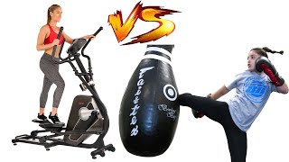 Elliptical Workout Vs Cardio Kickboxing Which Burn More Calories [upl. by Ecirual]