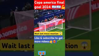 ARG VS COL Goal ❤❤️‍🔥🇦🇷 COPA AMERICA FINAL shorts sports football martinez [upl. by Ileane]