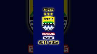 Skuad Persib Bandung musim 20112012 persibbandung persib bandung [upl. by Nashom]