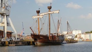 Lübeck Germany Hafen Harbor Segelschiff Sailship quotLISA VON LÜBECKquot  4K Video Photo [upl. by Debarath]