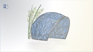 Parametric PavilionInspired by the Bird’s Nest stadium [upl. by Anivle]