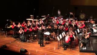 Lux Aurumque by Eric Whitacre played by brassband De Bazuin Oenkerk [upl. by Idac]