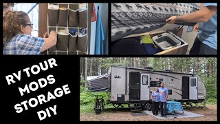 RV Tour DIY Mods amp Storage Solutions [upl. by Faxan]