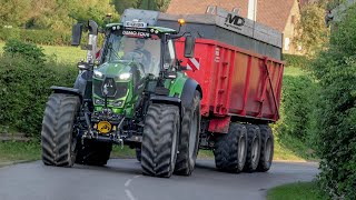 Je roule en Deutz Fahr 8280TTV Warrior [upl. by Llemert519]