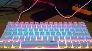 EL MEJOR TECLADO MECÁNICO CALIDADPRECIO AJAZZ AK33 RGB [upl. by Auqinehs]