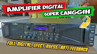 AMPLIFIER DIGITAL TERCANGGIH FITUR TERLENGKAP SUPER KEREN  FIRSTCLASS FCA2400 [upl. by Bible]