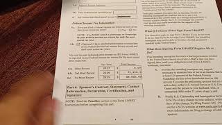 CR1 VISA AFFIDAVIT OF SUPPORT I864EZ [upl. by Salohci266]